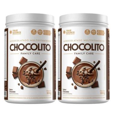 Imagem de 2x Achocolatado Multivitamínico Chocolito True Source Chocolate 300g, 