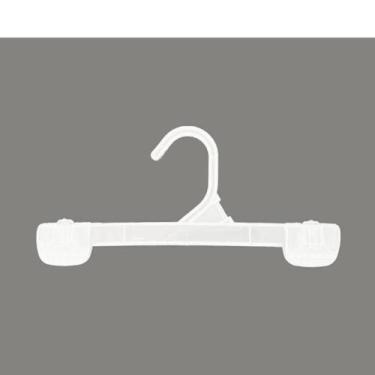 Imagem de Cabide para saia/calça infantil c/clips 25 cm kit Ioplast, Natural, 20