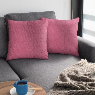 Imagem de Kit 2 Capas De Almofadas Moderna 43x43 Com Zíper Aconchegante - Tokyo 