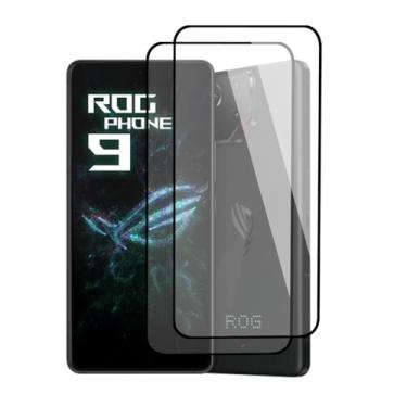 Imagem de NOUKAJU Protetor de tela para ASUS ROG Phone 9/Phone 9 Pro, protetor de tela de vidro temperado, vidro temperado HD, resistente a arranhões, durável e à prova de quedas, protetor para ROG Phone 9 de