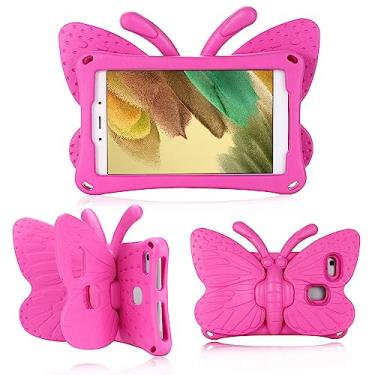 Imagem de FunnyWin Capa Infantil Compatível Com Lenovo Tab M9, Borboleta 2023, Suporte Leve, Em Eva, Proteção Completa Contra Quedas, Resistente A Choques, Para Meninas, Presente Crianças (Rosa)