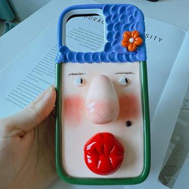 Imagem de Unitvbba Capa de telefone Ugly Weirdo – Capa de telefone 3D engraçada feita à mão com expressão hilária – única, personalizável para todos os modelos de telefone – perfeita para presentes