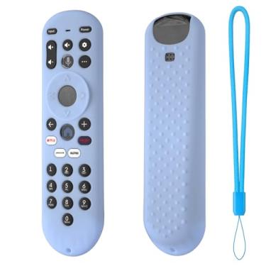Imagem de Hi Color Capa protetora de silicone para controle remoto Xumo TV Xumo Stream Box Voice Remote RC3401 (azul brilhante)