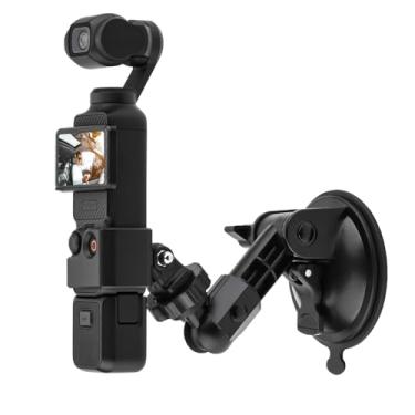Imagem de Eonthry Suporte magnético de bolso 3, suporte magnético adaptador de expansão com sapata fria no carro, trilhos, geladeiras para DJI Osmo Pocket 3 Creator Combo Handle Accessories