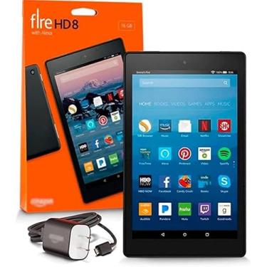 Imagem de Tablet AMZ Firee HD 8, 32GB, Tela de 8 Polegadas, Processador Hexa-Core, 13 Horas de Bateria, com Alexa