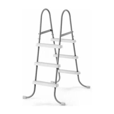 Imagem de Escada Dupla Intex 3 Degraus 107cm para Piscina Inflável Estrutural