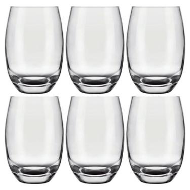 Imagem de Jogo de Copos Nadir Long Drink Aruba 465ml Cristal Com 6 peças, Transp