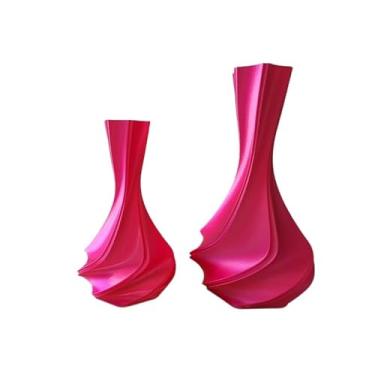 Imagem de Vasos de Plantas decorativos3d p/mesa Rack Sala e ambientes (Pink,1 unidade de 14 cm)