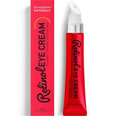 Imagem de Creme antienvelhecimento para os olhos para rugas: tratamento sob os olhos com retinol, polipeptídeos e colágeno hidrolisado - reduz pés de galinha, olheiras, inchaço, 15,5 g