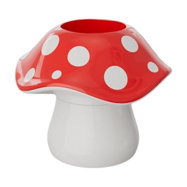 Imagem de YIJU Suporte para lápis e canetas cogumelo, suporte de mesa para armazenamento, organizador de mesa para lápis de cor, giz de cera, utensílios de