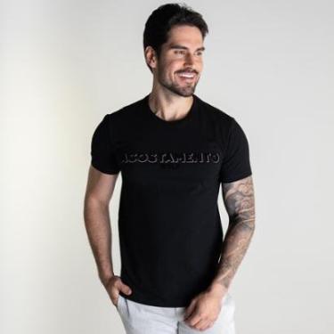 Imagem de Camiseta Acostamento Velvet Wolf Preta-Masculino