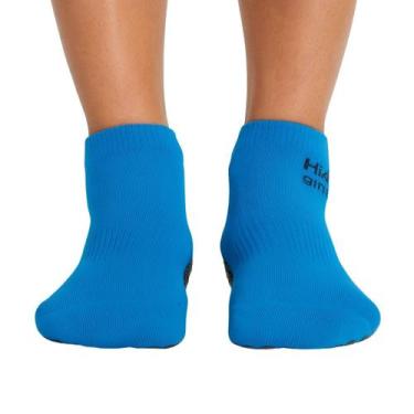 Imagem de Meia Hidroginástica Pilates Antiderrapante Selene, 39 a 43, Azul