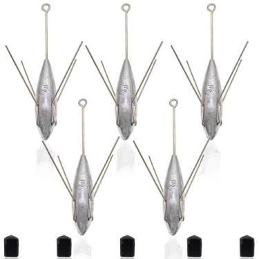 Imagem de Pesos de pesca Sputnik Sinker, pacote com 5 chumbo para surfe em água 