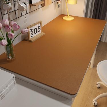 Imagem de O-slip Desk Pad Grande Gamig Mouse Pad À Prova D' Água Pu Couro Mesa Protetor Fácil Clea Para Escritório Ad Home, Light Green, 70 x 120 cm