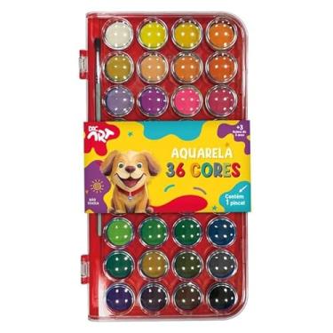 Imagem de DAC - Paleta de Tinta Aquarela com 36 Cores