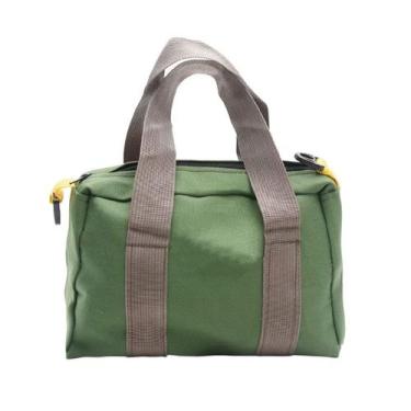 Imagem de Bolsa de ferramentas BLIRITEL Wide Mouth 14 polegadas, lona verde