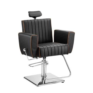 Imagem de Cadeira de Cabeleireiro Hidráulica e Reclinável Dompel Nomad Preto