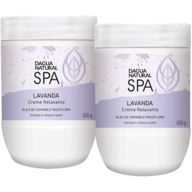 Imagem de 2UN Creme Massagem Relaxante SPA Lavanda 650G DAgua Natural - D'Água N