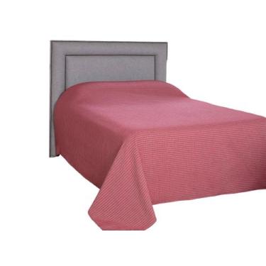 Imagem de Colcha Cama De Solteiro Padrão Piquet Cobre Leito 1,40X2,20M - HomeLar