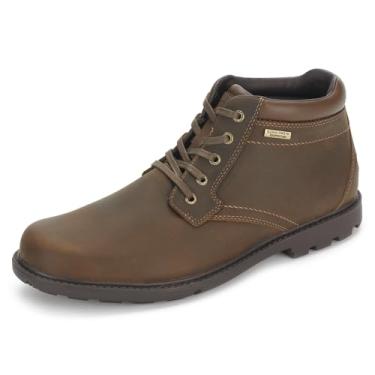 Imagem de Rockport Bota masculina impermeável Storm Surge Toe, Bronzeado, 10.5 Wide