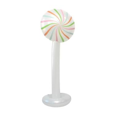 Imagem de Sclmgo Pirulito Inflável de Natal, Decoração de Natal Multiuso, 47 Polegadas, Suprimentos Infláveis ​​para Festas, Quintal, Casa, Style F, Tamanho real