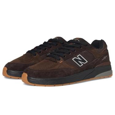 Imagem de New Balance Tênis de skate masculino Andrew Reynolds 933, Marrom, 41