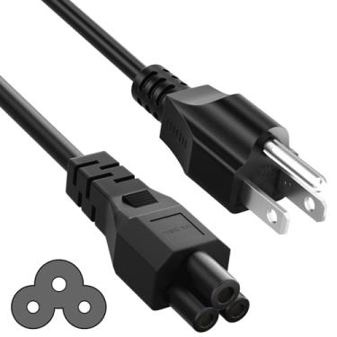 Imagem de Cabo de alimentação longo para TV de 3 m, NEMA 5-15P para C5 para LG LED LCD Smart 1080p HDTV 32LN530B 47LN5400 60LB6000, cabo de alimentação de impressora Epson (IEC-60320 C5 para NEMA 5-15P), 1