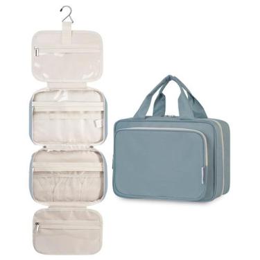 Imagem de Bolsa de higiene suspensa Narwey Travel Makeup Organizer Women