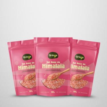 Imagem de Kit 3x Sal Rosa do Himalaia 250G Grings