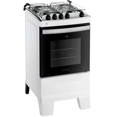 Imagem de Fogão Atlas Agile Up 4 Bocas Automático Mesa de Inox Forno 50L