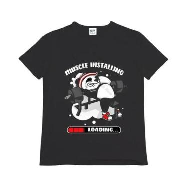 Imagem de Camiseta Masculina Oversized para Academia - Manga Curta e Estampa de 