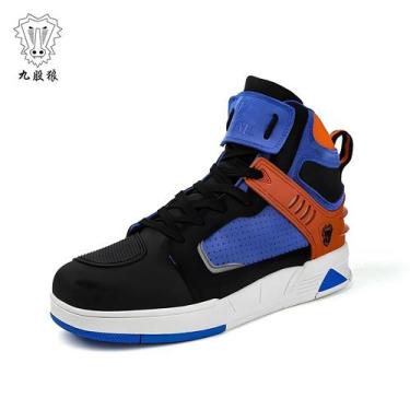 Imagem de Botas De Motocicleta Masculinas Em Couro Microfibra Respirável Antider