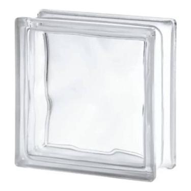 Imagem de 2X Bloco Vidro Transparente Quadrado Incolor 1 Unidade Tijol