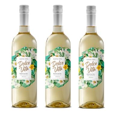 Imagem de Vinho Branco Frisante Santa Vita Moscatel 750ml (3 Unidades)