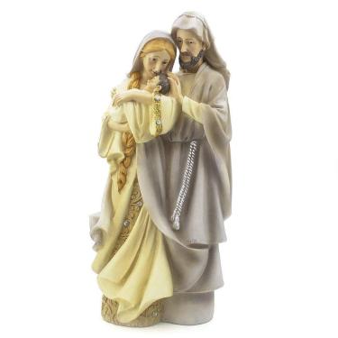 Imagem de Imagem Sagrada Familia Afetuosa Importada Resina 30 Cm