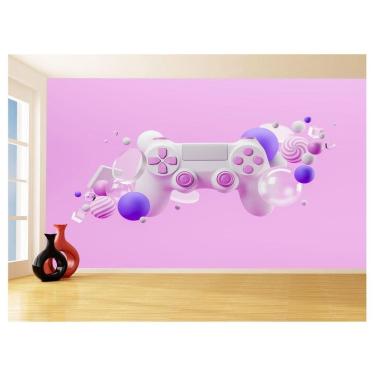 Imagem de Papel De Parede 3D Infantil Controle Joystick 3,5M Azs362