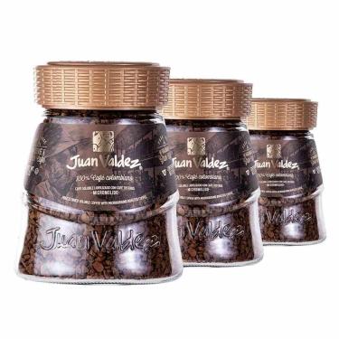 Imagem de Café Juan Valdez Solúvel Colombiano Clássico 3 Potes De 95G