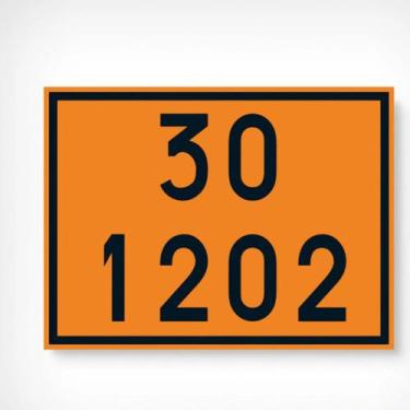 Imagem de Kit Com 20 Placa Numerologia 30 X 40cm (escolher Numeracao) - plastcor