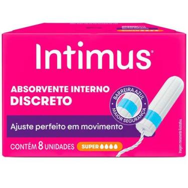 Imagem de Absorvente Interno Intimus Discreto Super 8 unidades