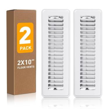 Imagem de Tampas de ventilação Floor Register VE NI SCC 2x10, pacote com 2 unida