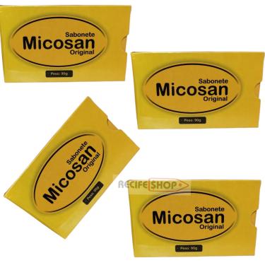 Imagem de Sabonete Suavizador De Manchas 4 Unidades Micosan 90g