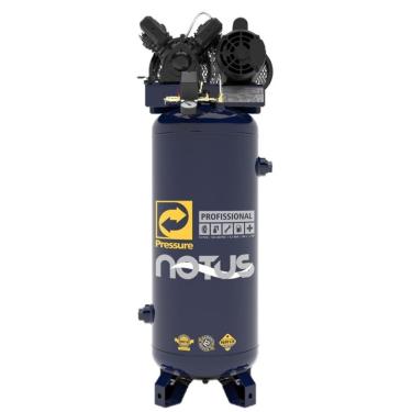 Imagem de Compressor Pressure Notus 10 100 Litros 140 Libras 2 cv Monofásico Reservatório Vertical