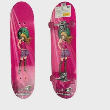 Imagem de Skate Fashion Rosa C/ Acessórios - Fenix SKR-0031S