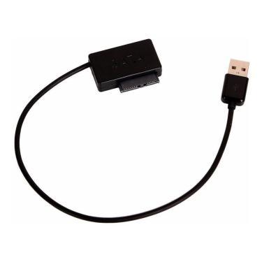 Imagem de Adaptador Drive Dvd Cd Mini Sata Slimline Para Usb