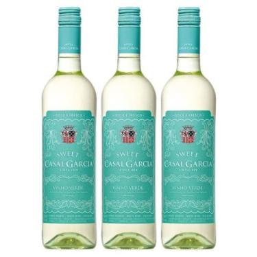 Imagem de Kit Vinho Casal Garcia Sweet Verde Doce 750ml 3 unidades