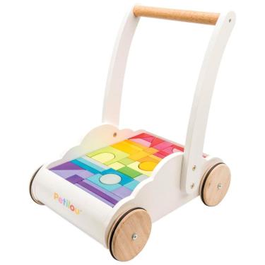 Imagem de Andador Educativo Arco-Íris com Nuvem, Ideal Para Meninos e Meninas a Partir de 1 Ano,...