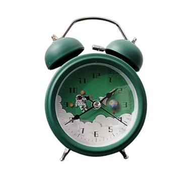Imagem de Relógio Retrô Pequeno Analógico de Mesa Astronauta
