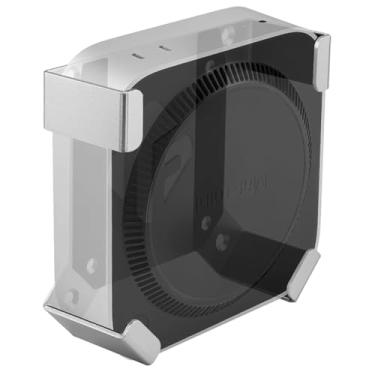 Imagem de IFCASE Monitor Vesa, embaixo da mesa, suporte de parede para Mac mini M4/M4 Pro 2024, dissipação de calor, design antiarranhões (prata)