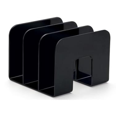 Imagem de Organizador para Escritório e Casa - Porta Livros e Suporte para Livros, Revistas e Documentos, Acabe com a Bagunça na Estante(PRETO)