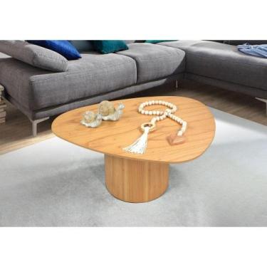 Imagem de Mesa De Centro Treviso Com Base Redonda Amêndoa - Fassina